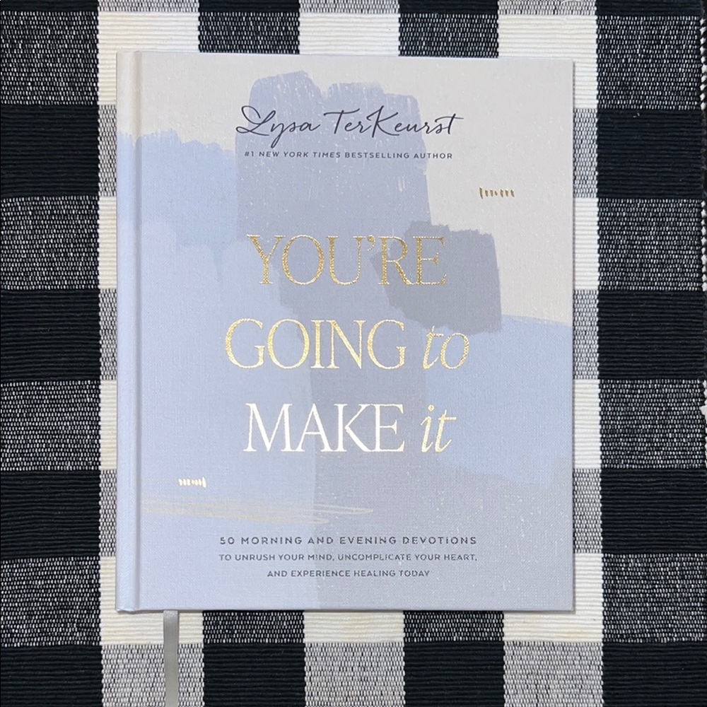 'You're Going to Make It' Coffee Table Book - White and Gold